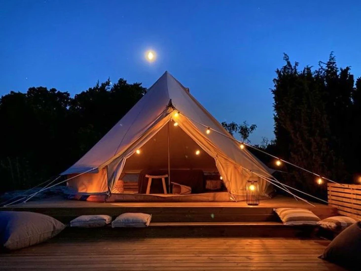 Glampingtält för 2-8 personer