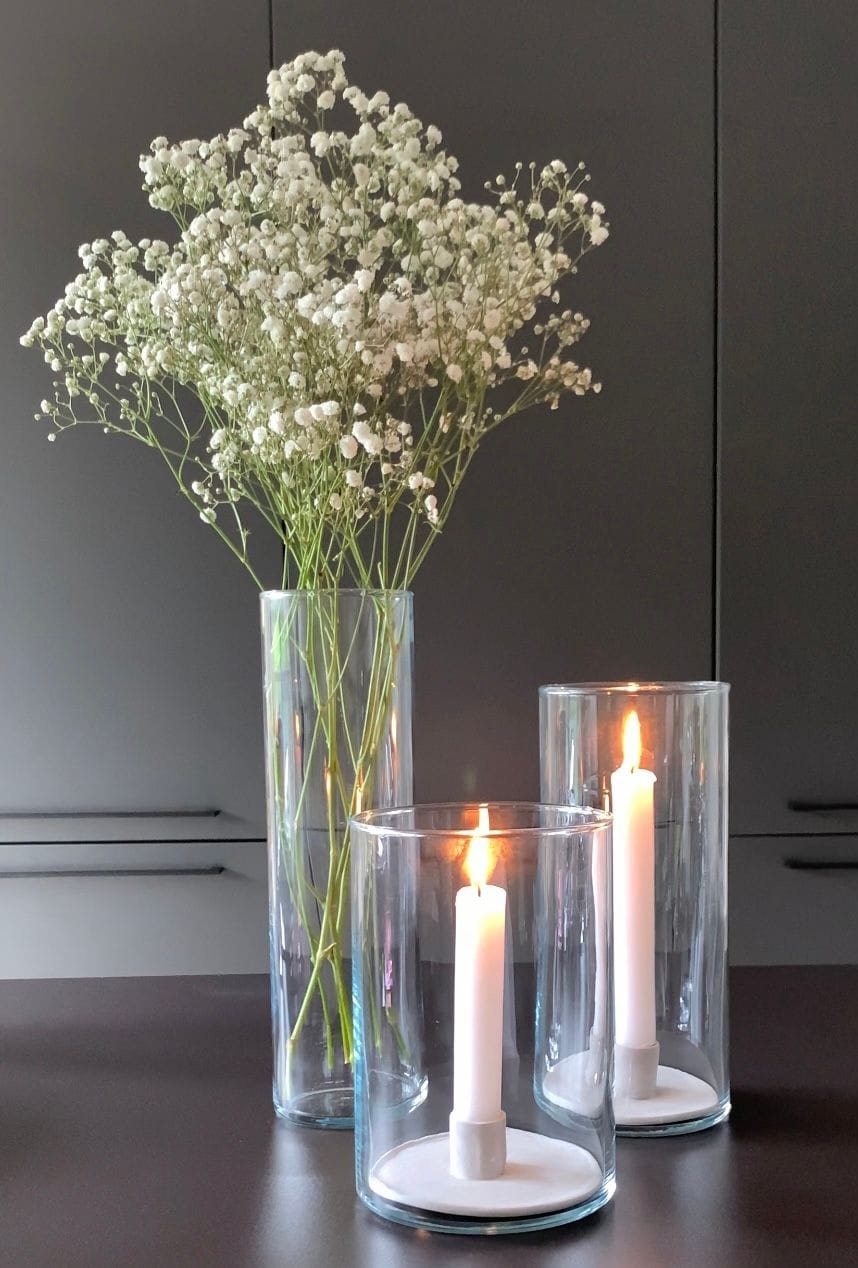 Ikea cylinder vaser eller ljusstakar -  18 st