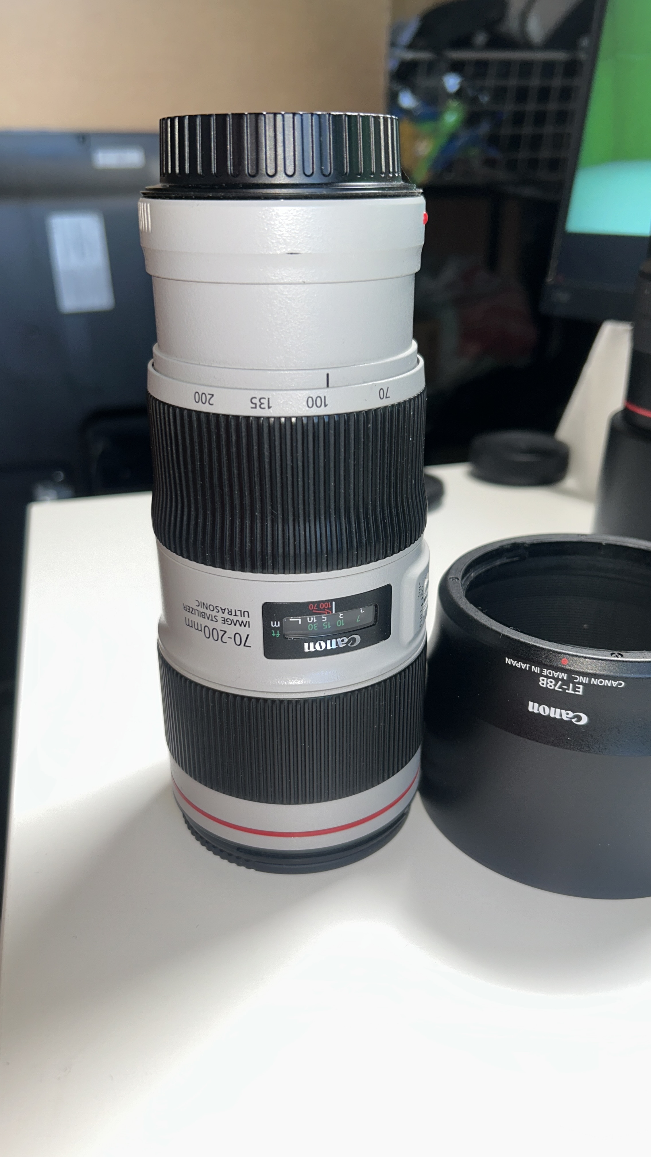 Canon ef 70-200mm f/4l is ii usm + uv-filter