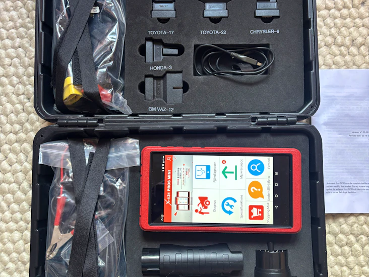 Launch x431 pro mini felkodsläsare