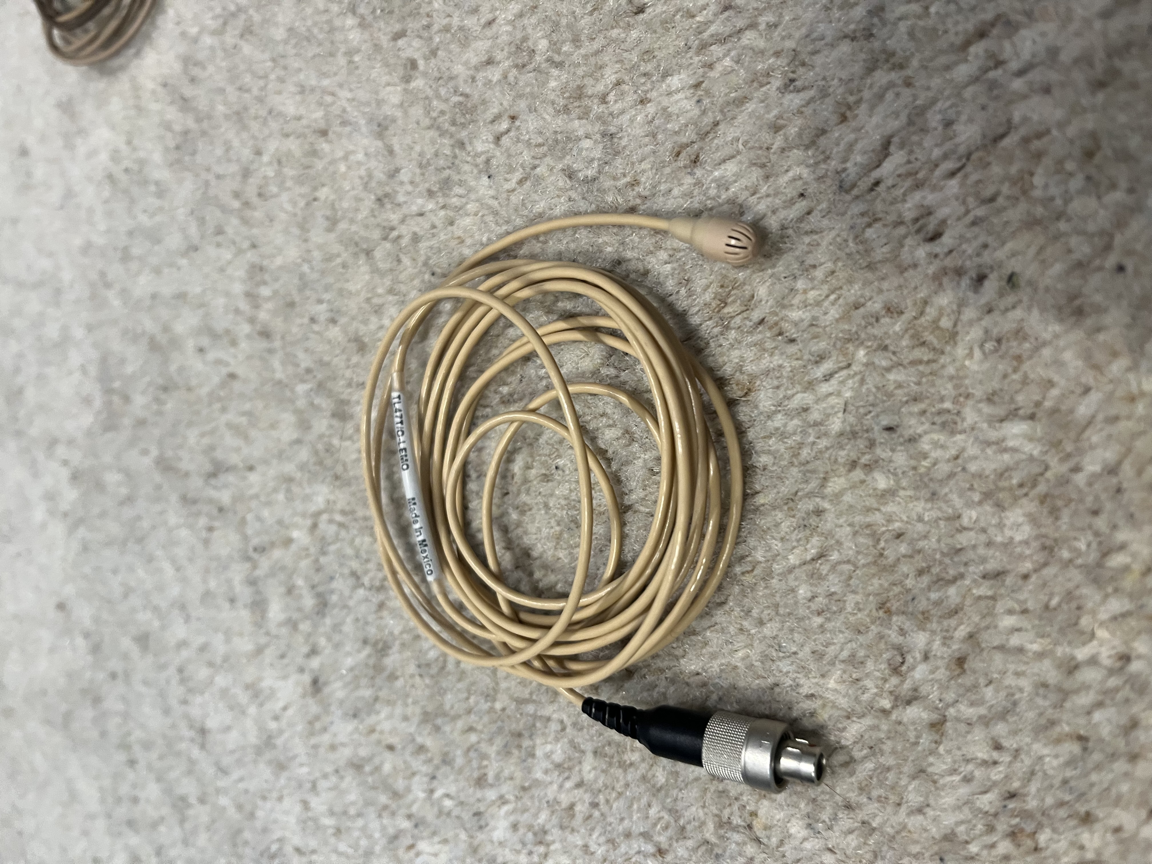 Shure tl-47 lavalier microphone  