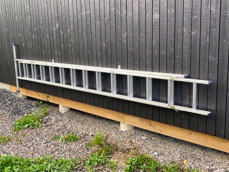 2-delad utskjutsstege 7m