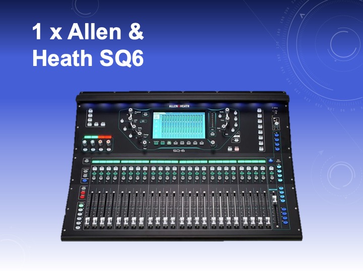 Allen & heath sq 6 (with flight case)