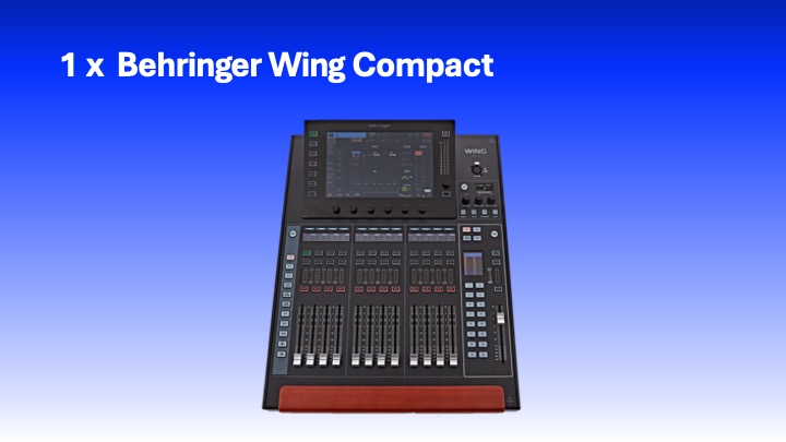 Behringer wing compact digital mixer