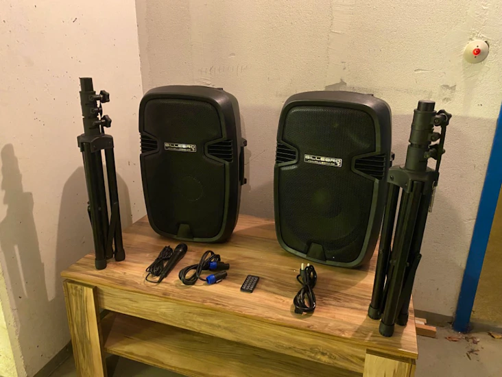 Ljudpaket högtalare - 1200w pro billebro