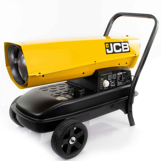 Jcb-sh140d diesel space heater 800m³ coverage 140,000btu / 37kw - events, marquee, studio, warehouse