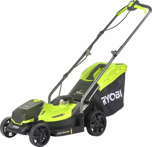 Ryobi grässklippare batteridriven med gräsuppsammlare