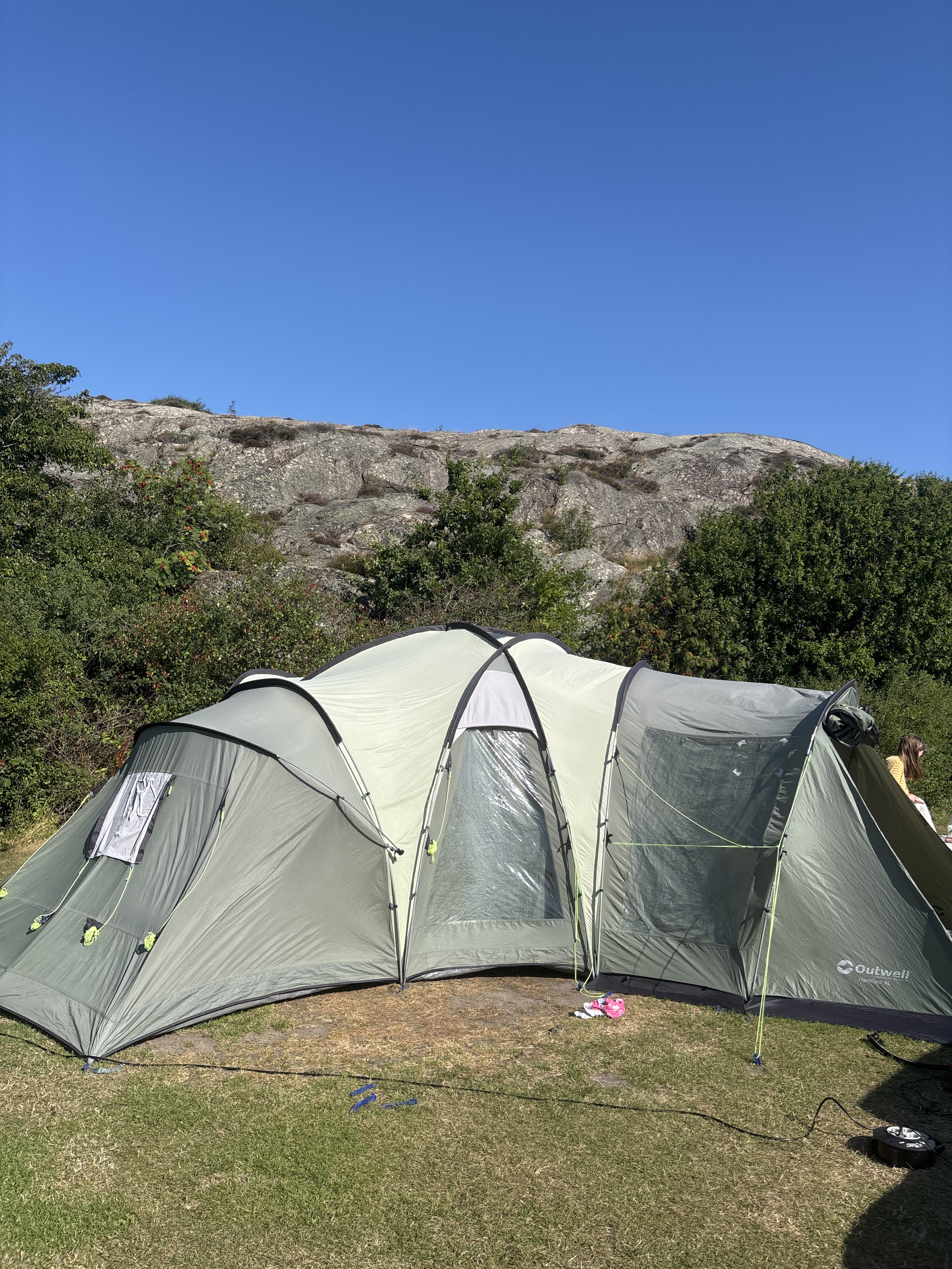 Familie camping telt