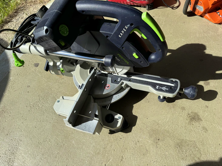 Festool ks 60e kap/gersåg med fintandade klingan