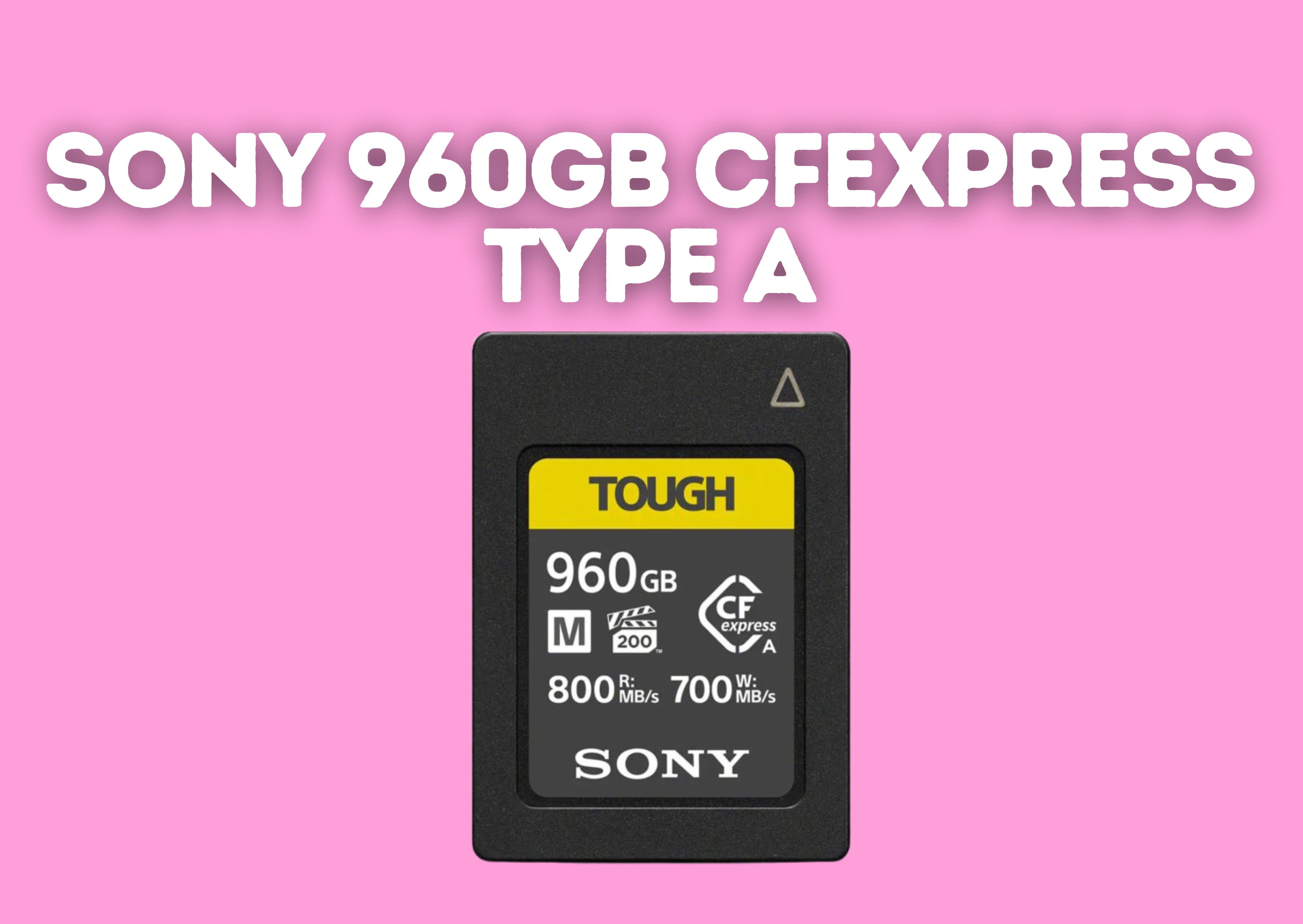 Sony 960gb cfexpress type a tough memory card