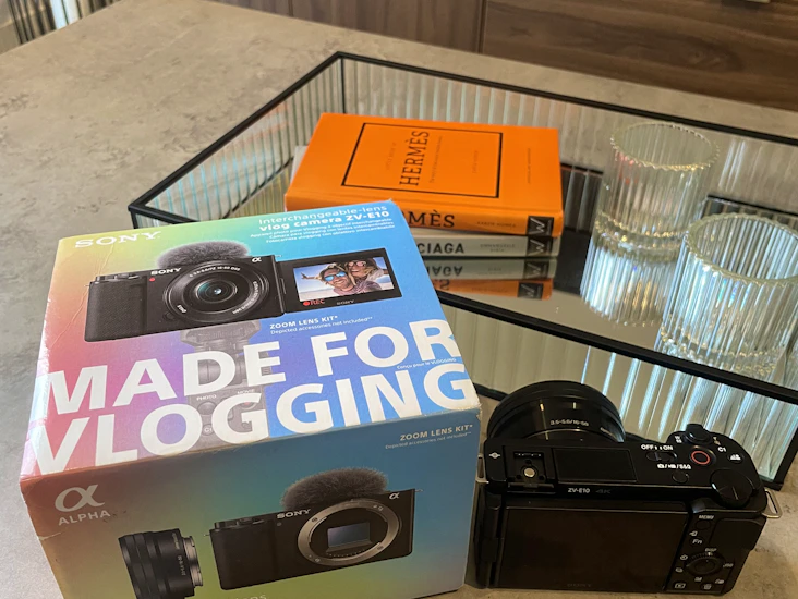 Sony zv-e10 with wireless mic 🎤