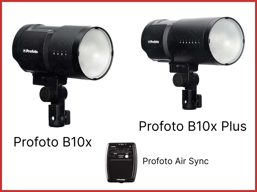 Profoto b10x and b10x plus 2-head kit + air sync