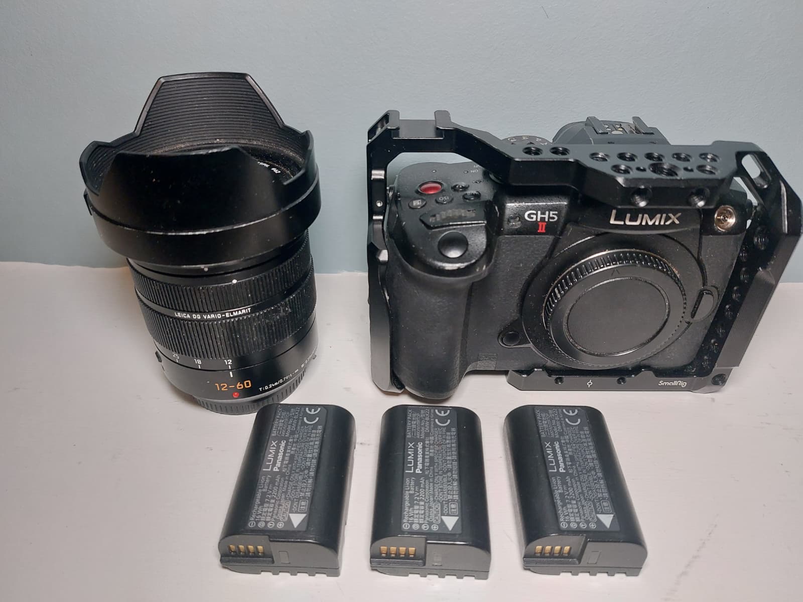 Lumix gh5ii videography bundle (lenses + shotgun mic)