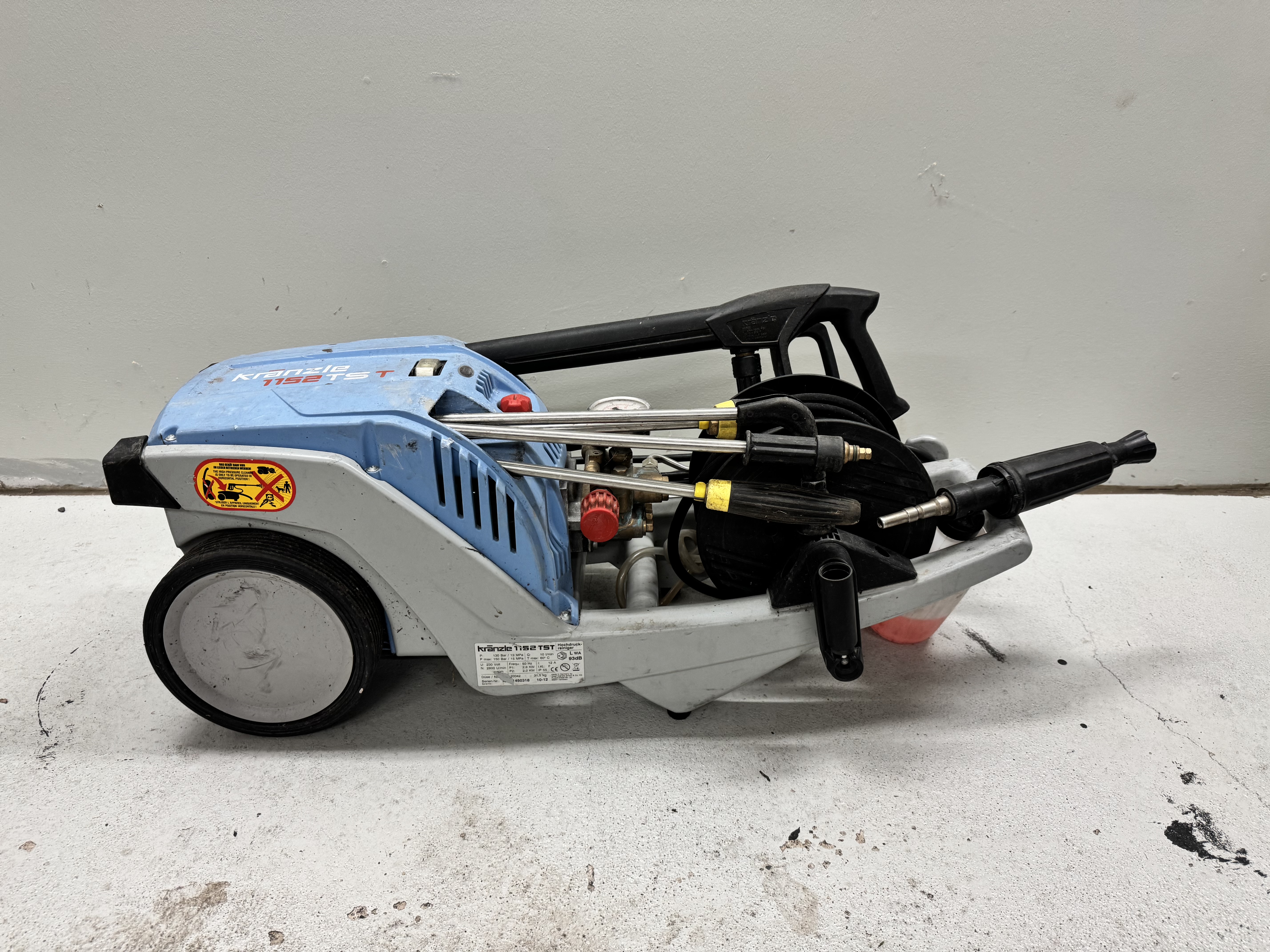 Painepesuri kränzle 1152 tst varusteineen