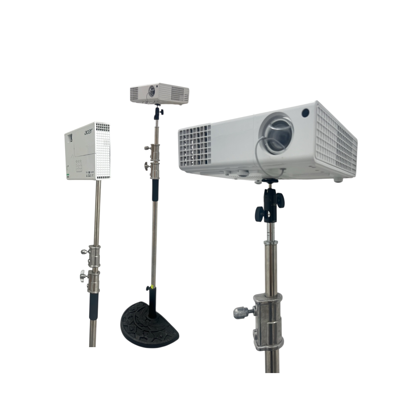 Projector acer full hd 1080p 3000 lumens telescopic  stand c overhead  screen event film