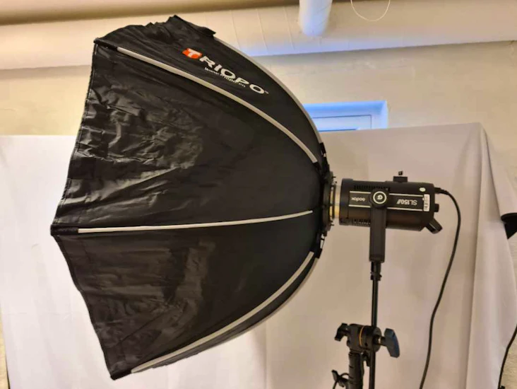 Godox sl150 ii med 120cm stor softbox