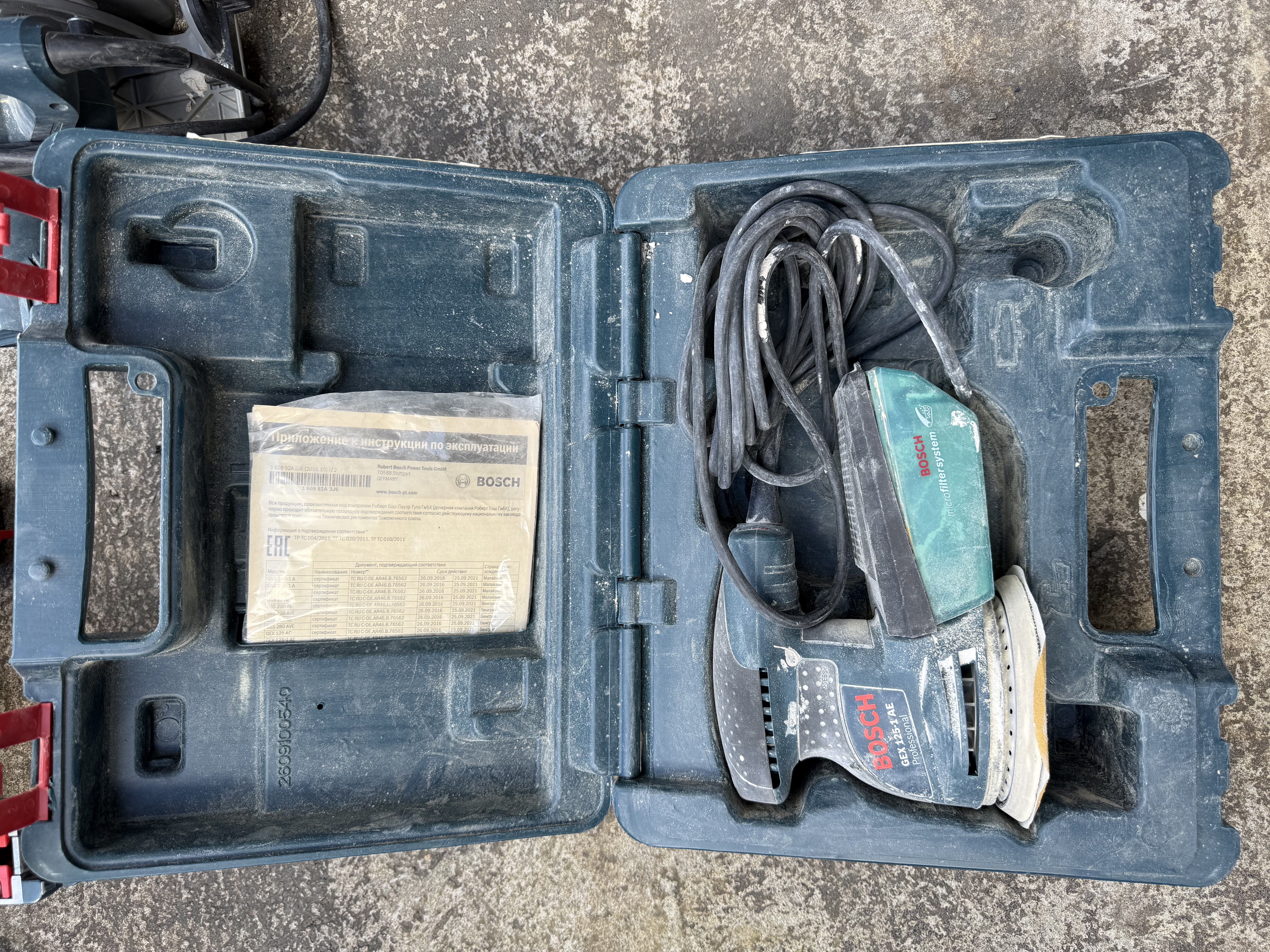 Bosch excenterslip gex 125-1 ae 