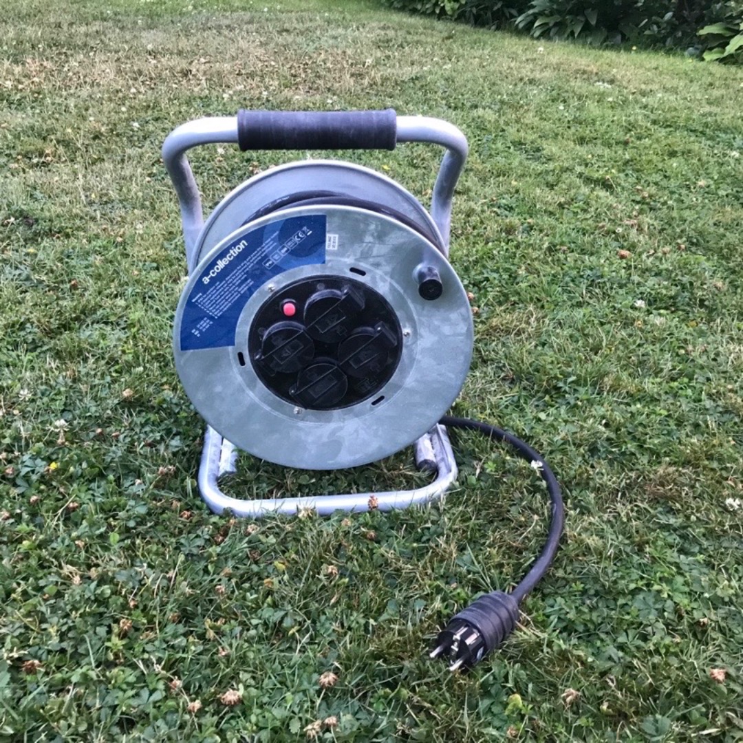 Kabelvinda utomhus 25 m