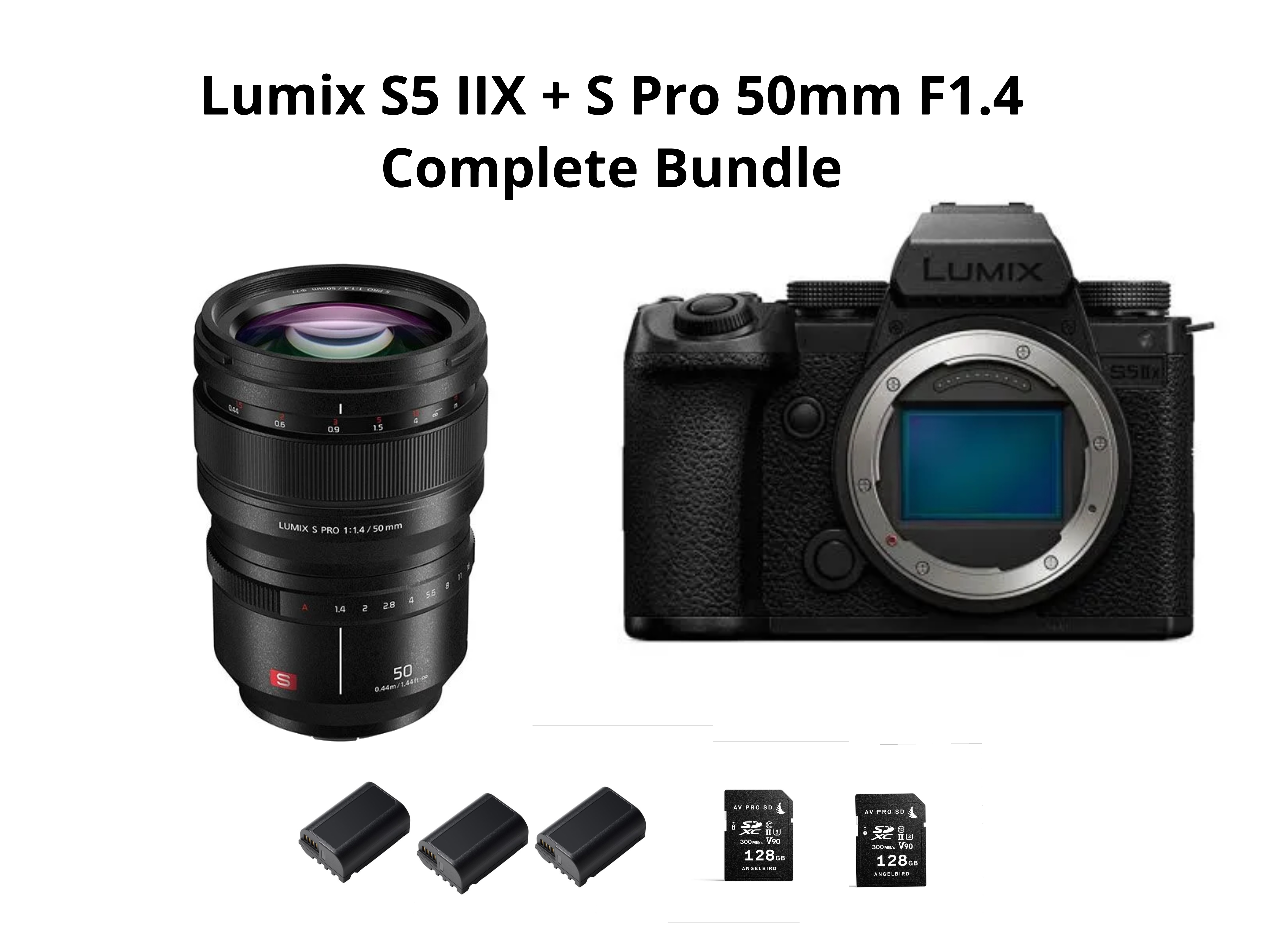 Lumix s5iix + s pro 50mm f/1.4 ( lumix s5 ii )
