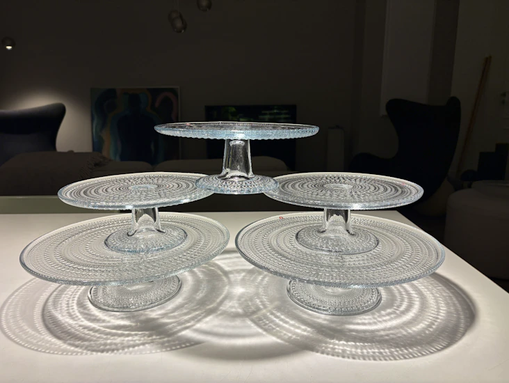 5 kappaletta iittala kastehelmen kakkuvateja