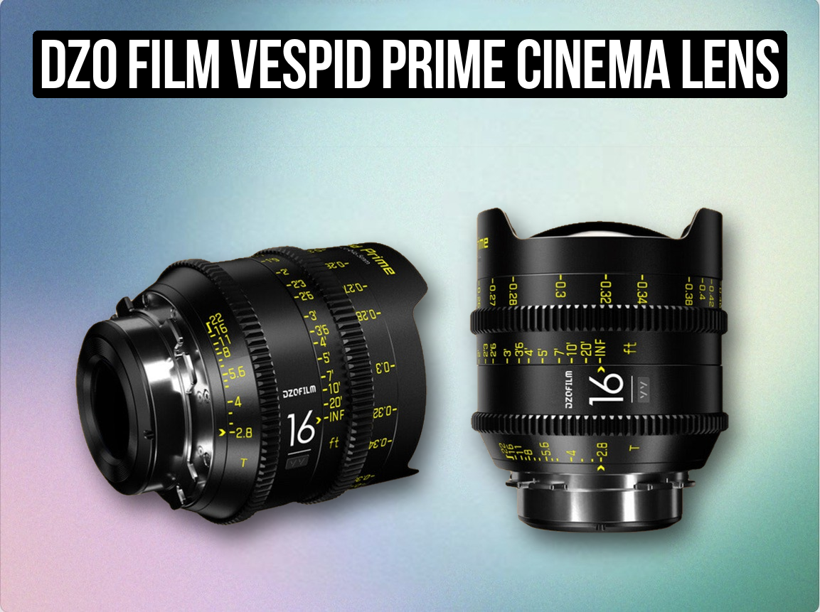 Dzo film vespid prime cinema lens 16mm t2.8 full frame ( arri, zeiss, cannon, meike)