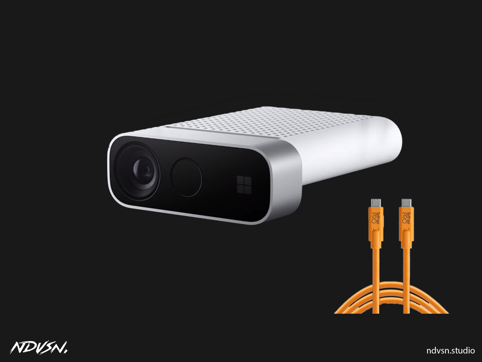 Kinect azure - motion sensor (infrared and lidar scanner) with 10m tethering cable