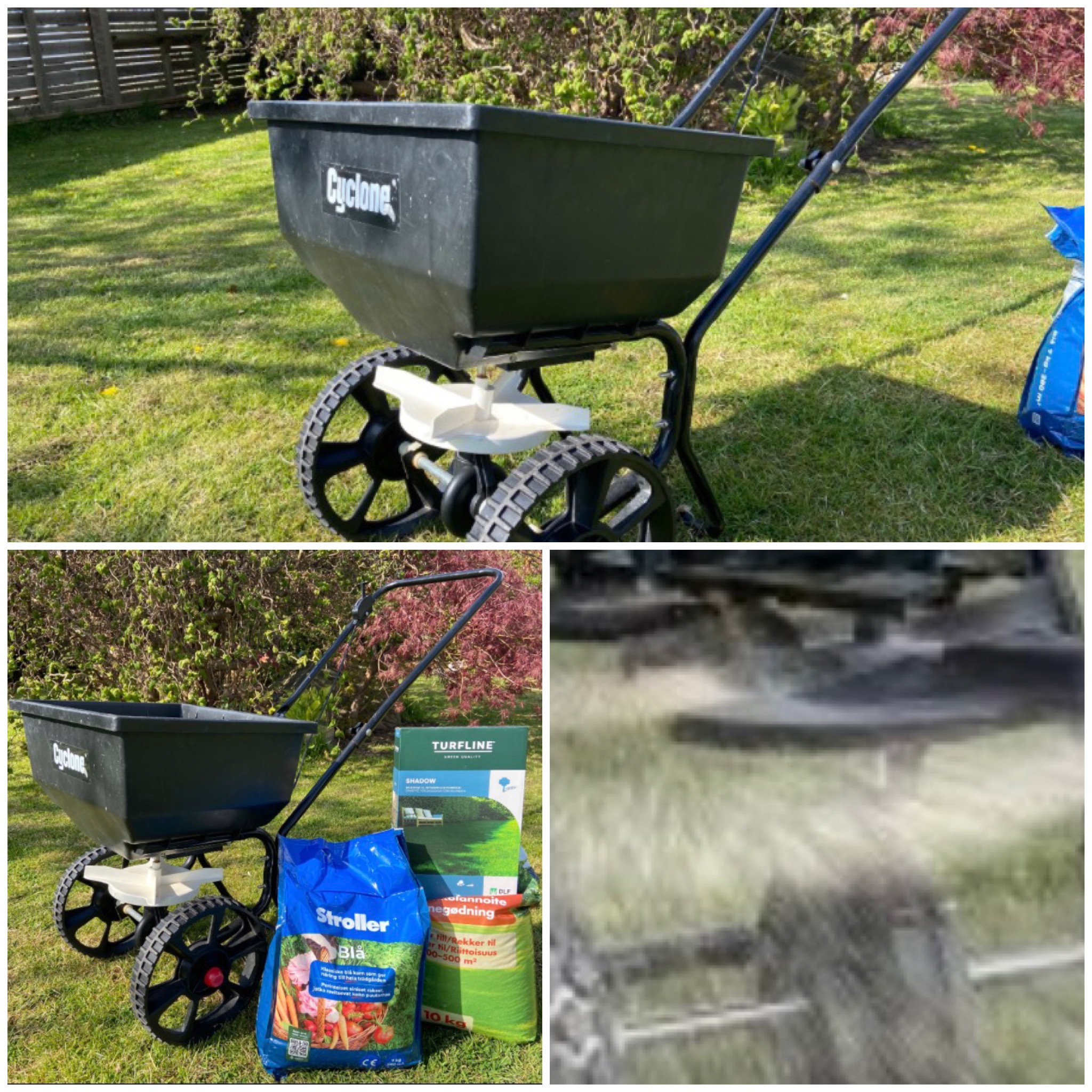 Spridarvagn frö/gödning/salt
