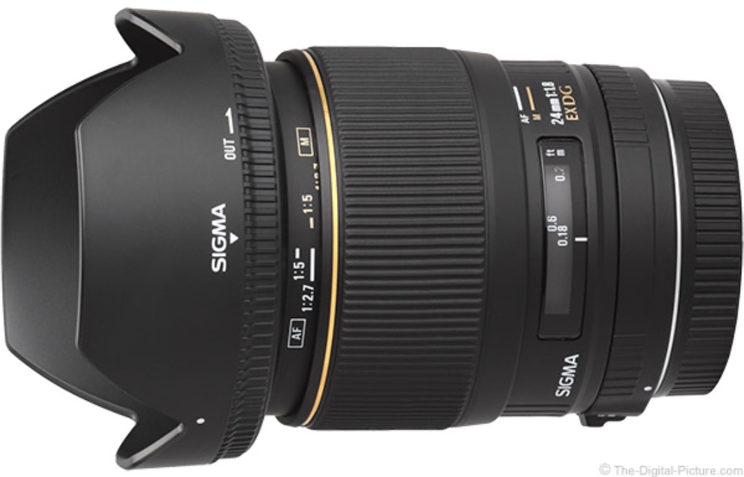 Sigma ef 1:1.8 ex dg 20mm objektiv