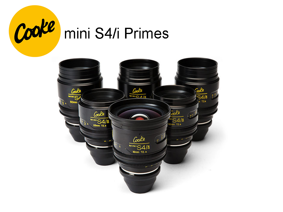 Cooke minis4/i cine lens set of six lenses, 18-100mm t2.8