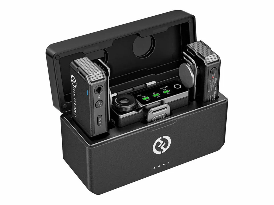 Hollyland lark max duo | trådlöst mikrofonsystem för kamera & mobil