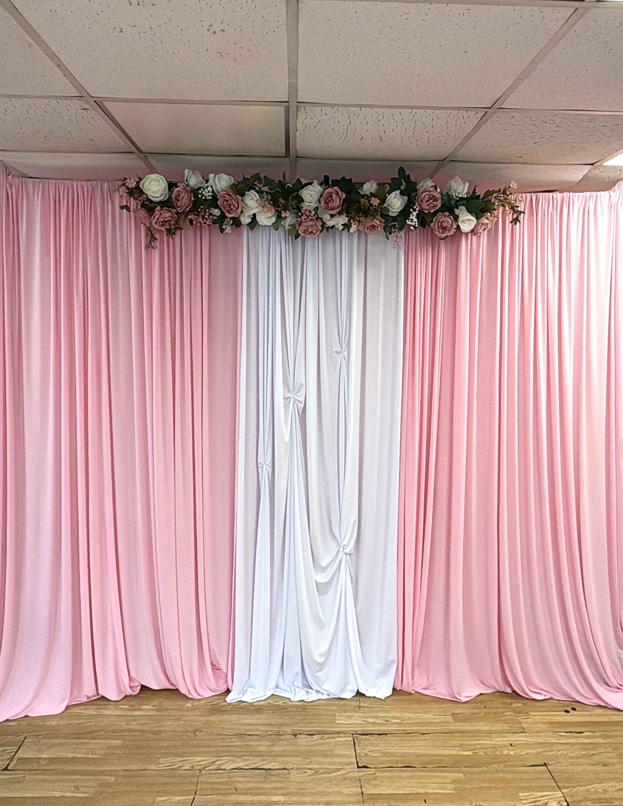 Drape backdrop