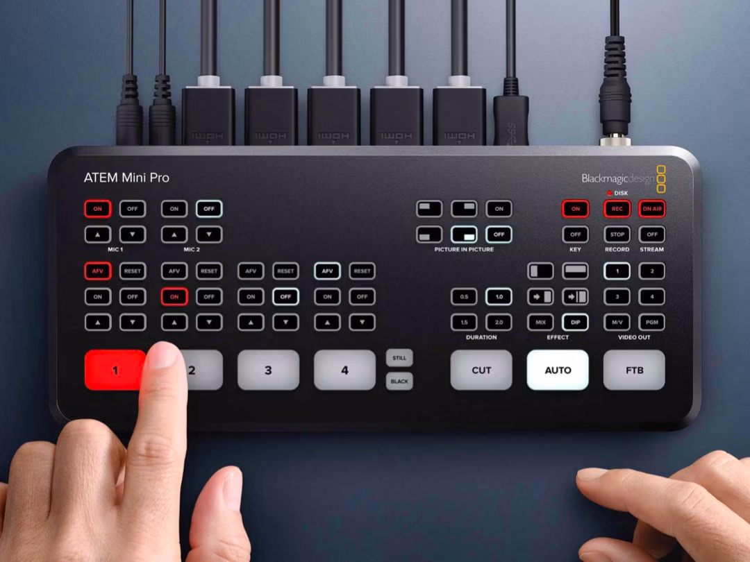 Blackmagic design atem mini pro