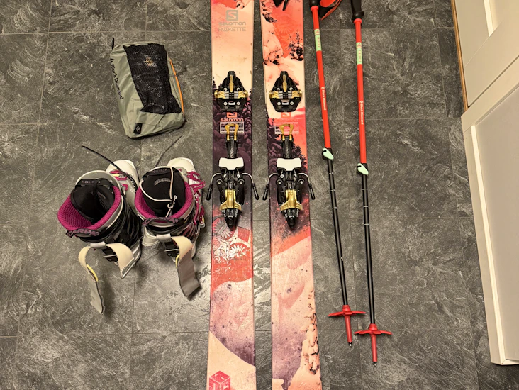 Komplett pudder-toppturpakke (dame)