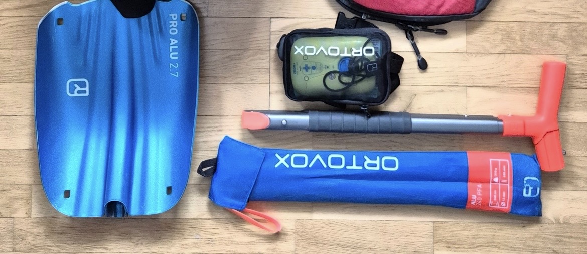 Lavinutrustning - 2 fulla paket 