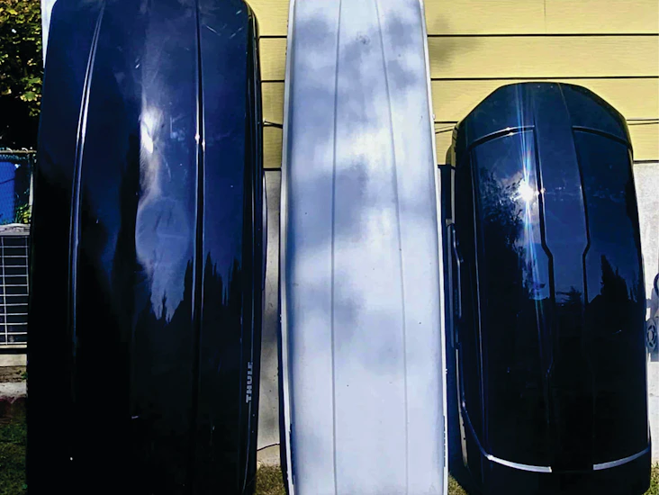 Rent cargo box, waterproof rooftop cargo carrier