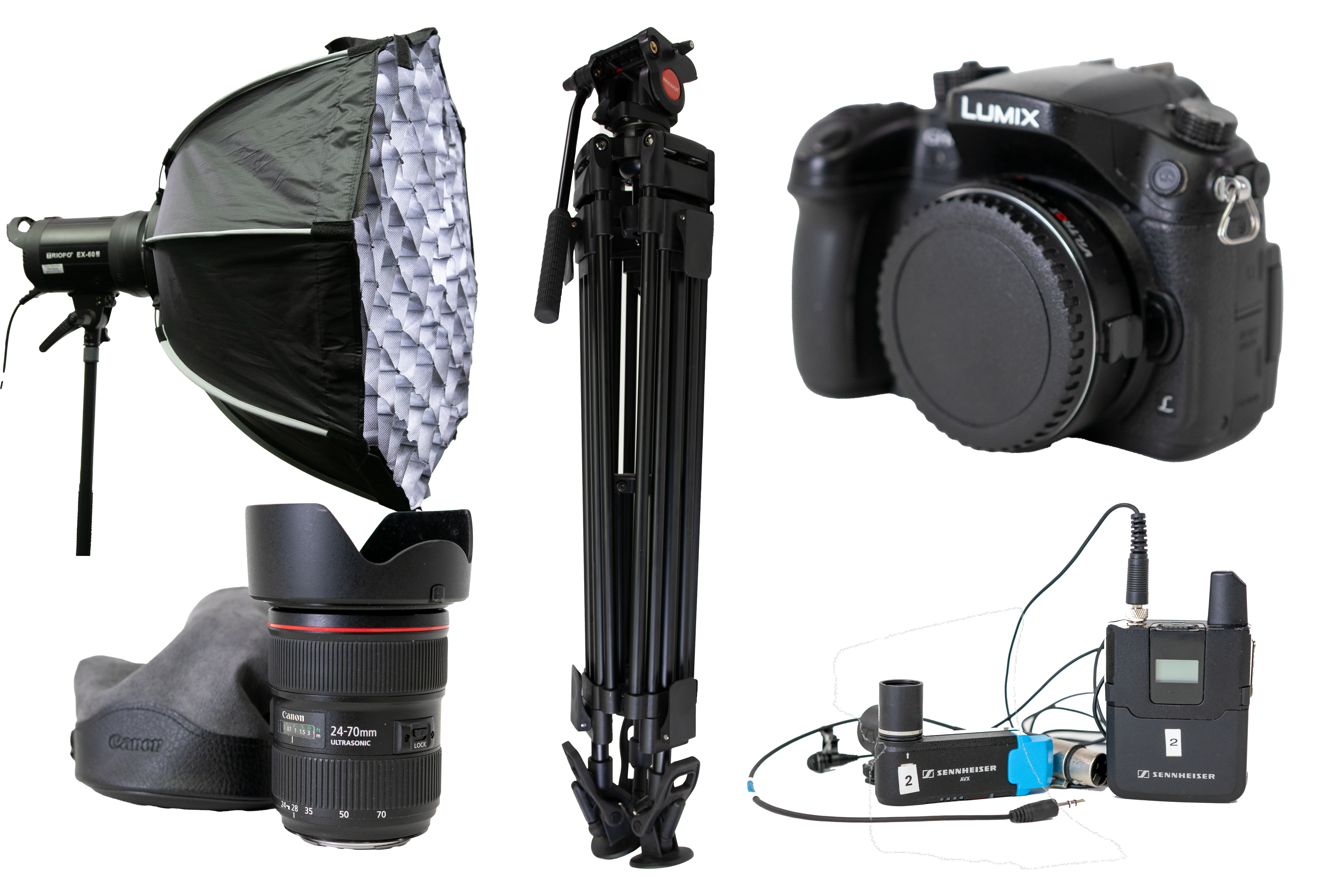 Lumix gh4 stativ ljud och ljus