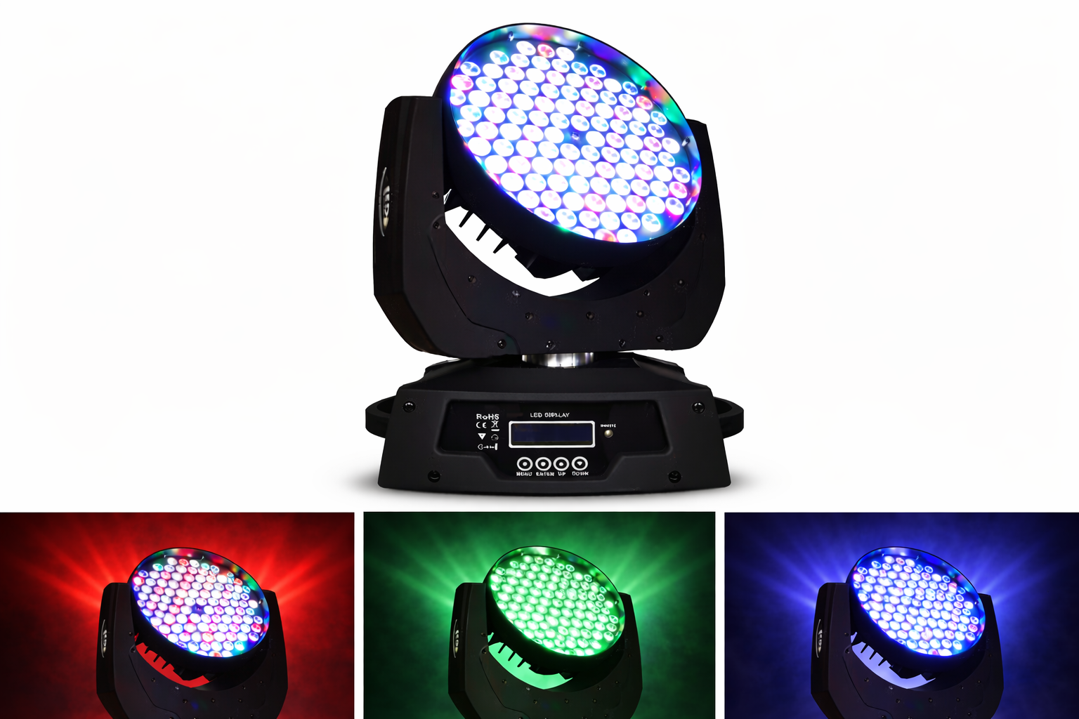 2 stk moving head led wash 108