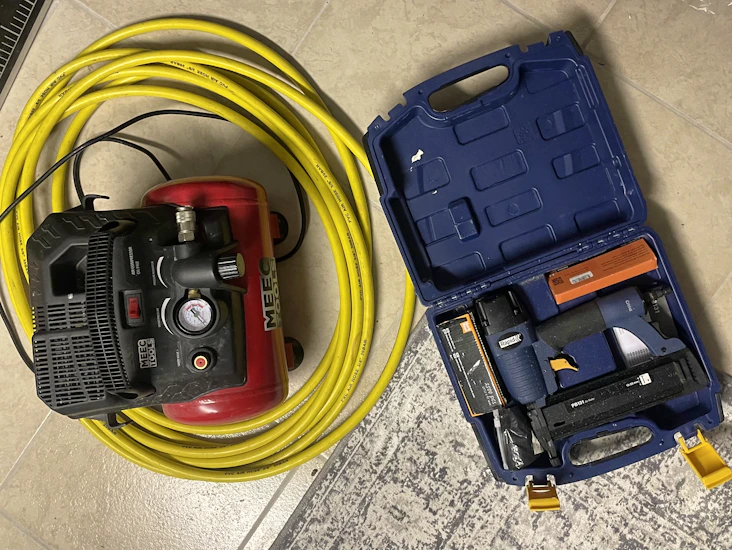 Dyckertpistol med kompressor