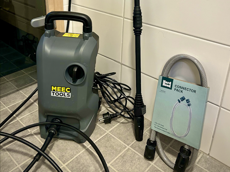 Painepesuri 110 bar 1400 w (mukana puutarhaletku 1,5m)