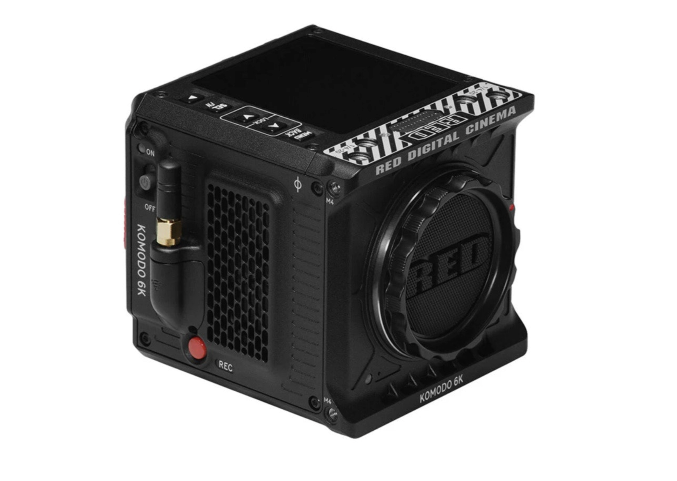 Red komodo 6k, with batteries and cards