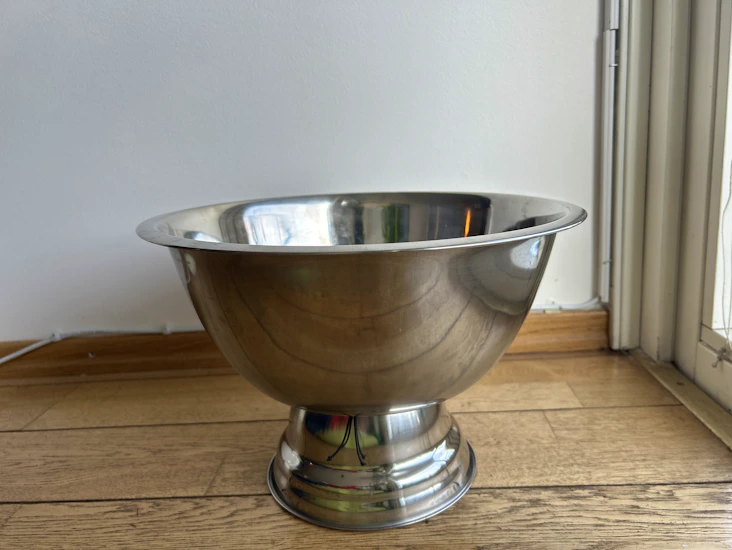 Champagnekylare vimpelgirlanger flaggor ljusstakar