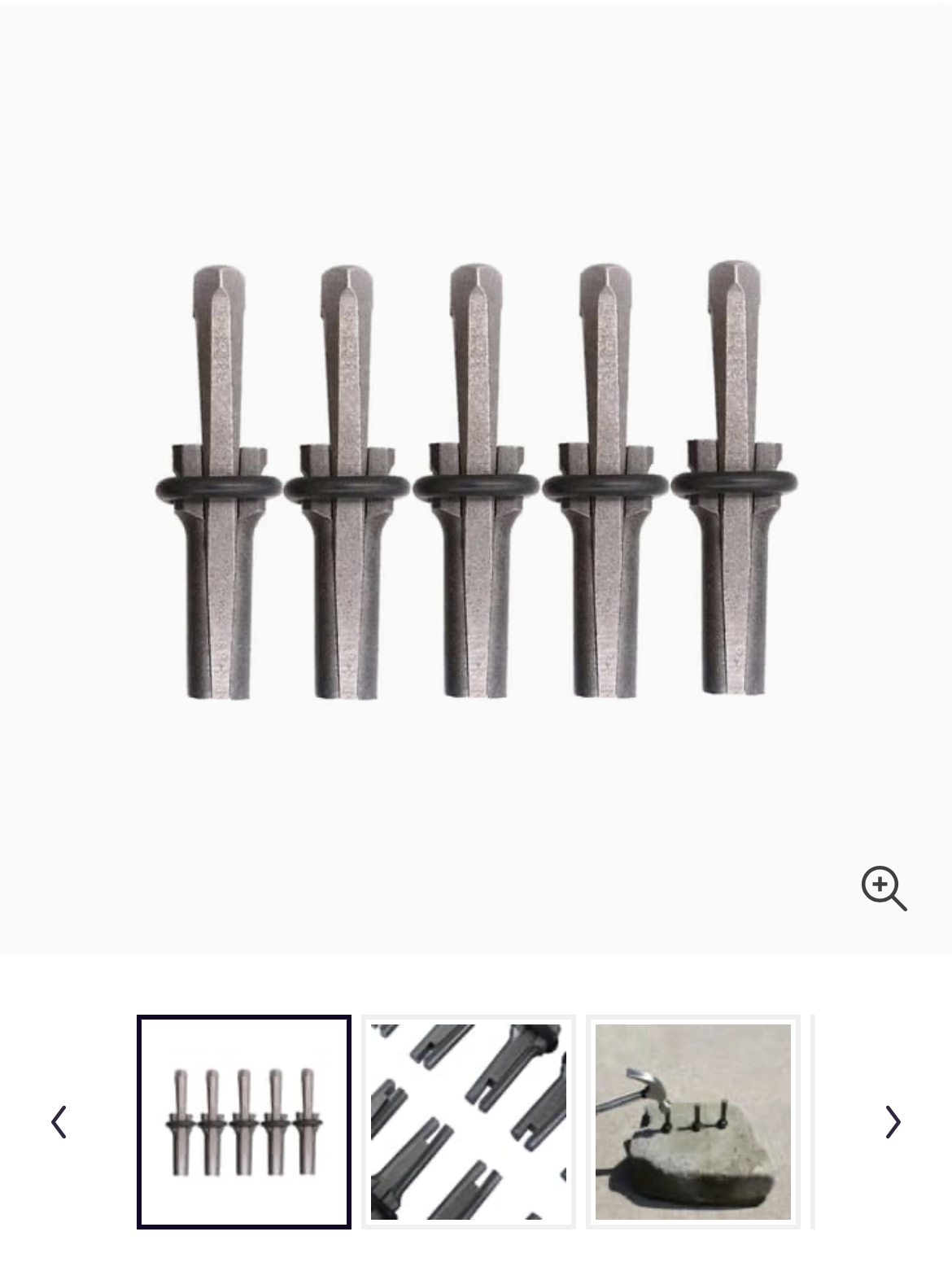 5 st sprängkilar storlek 18