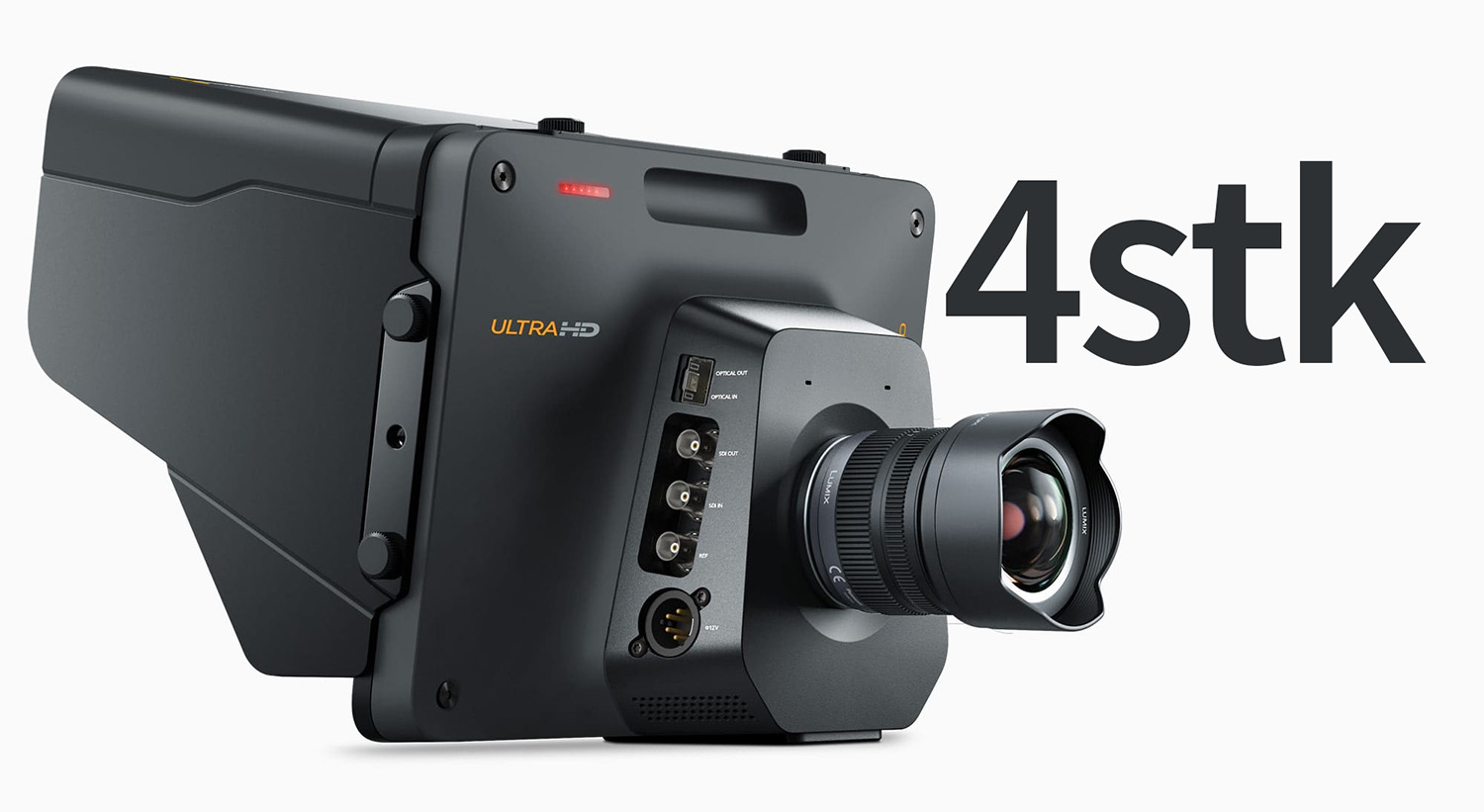 4stk blackmagic studio 4k kamera med sdi