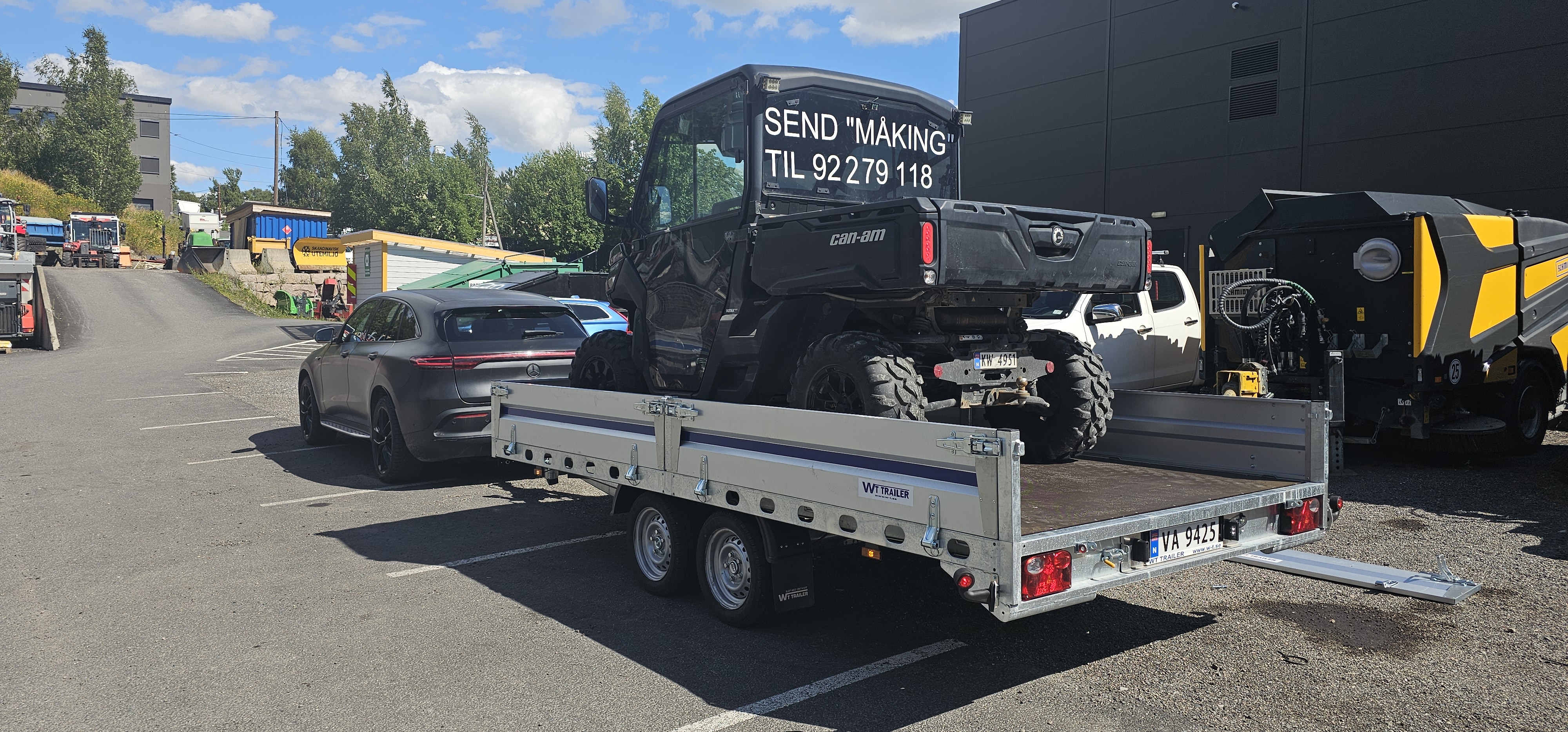 Multihenger m/tipp og kjørerampe 3500kg