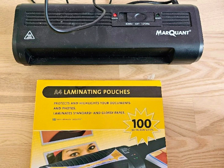 Lameneringsmaskin med plastfilm