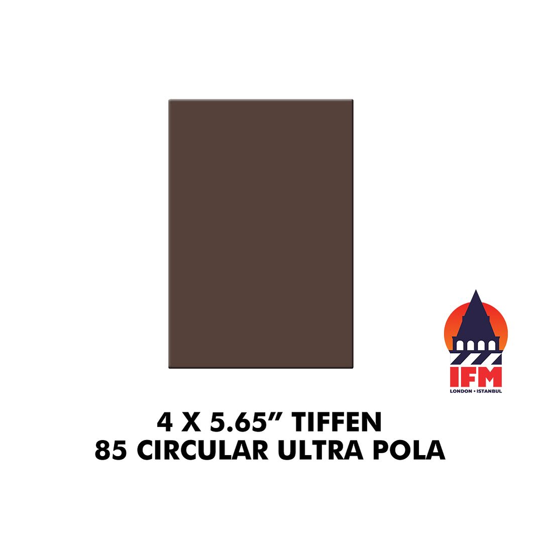 4 x 5.65” tiffen 85 circular ultra pola filter