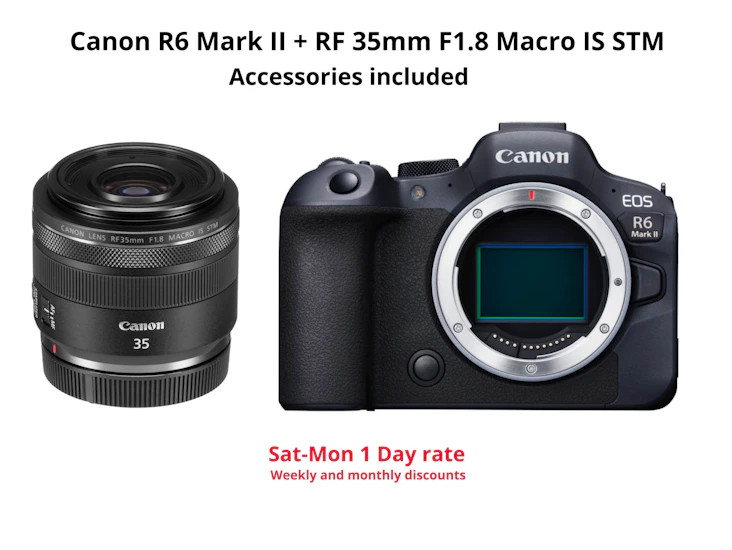 Canon r6 mark ii + rf 35mm f1.8 macro
