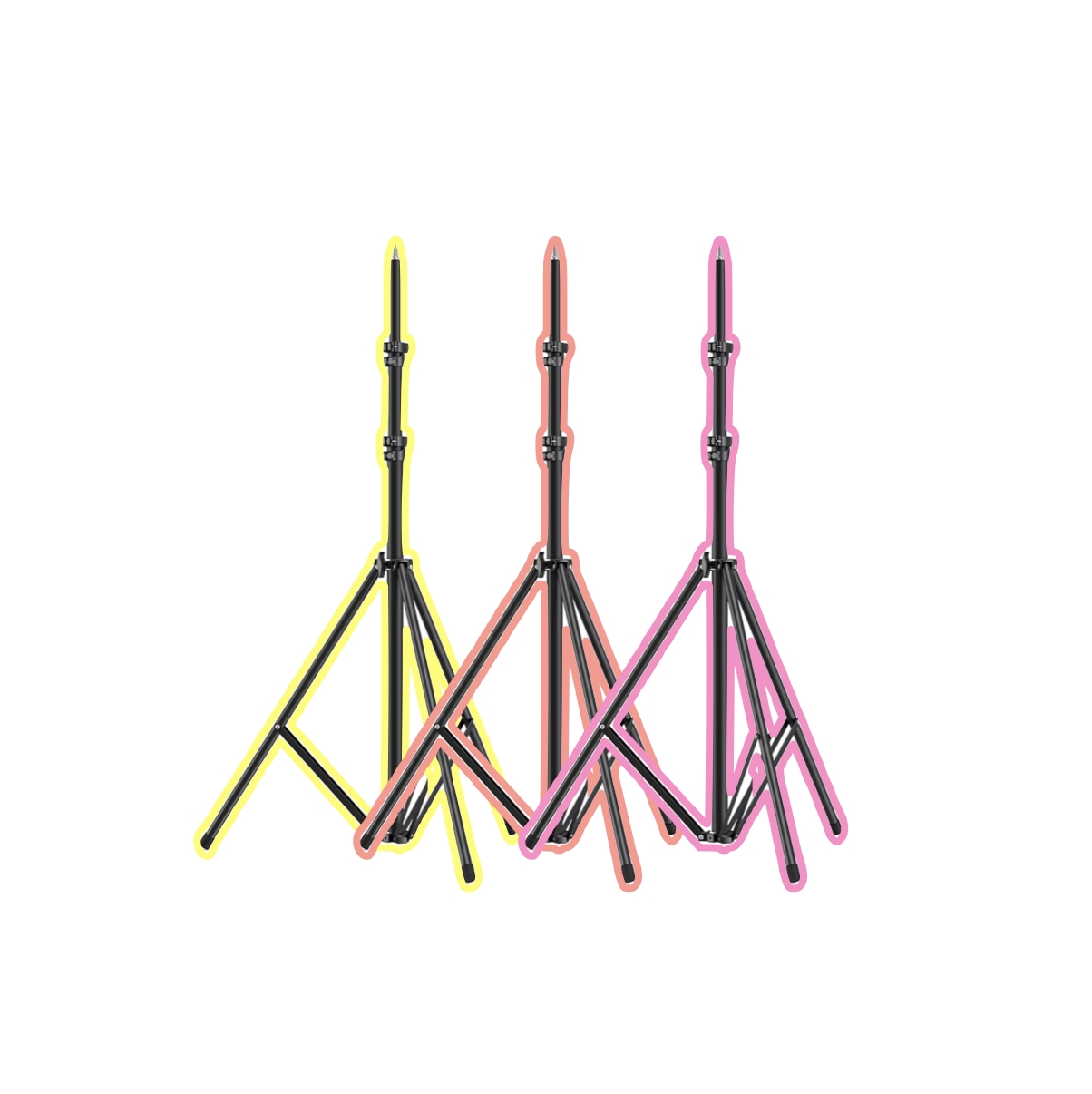 3x smallrig photography light camera support grip stand