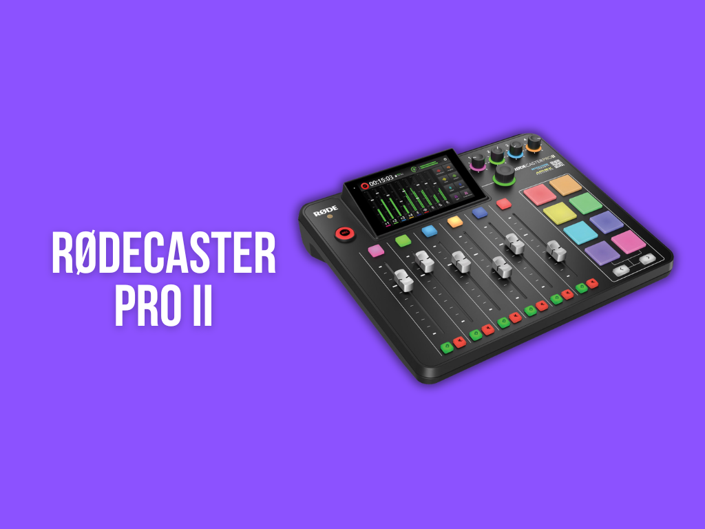 Rødecaster pro ii podcast and audio production console