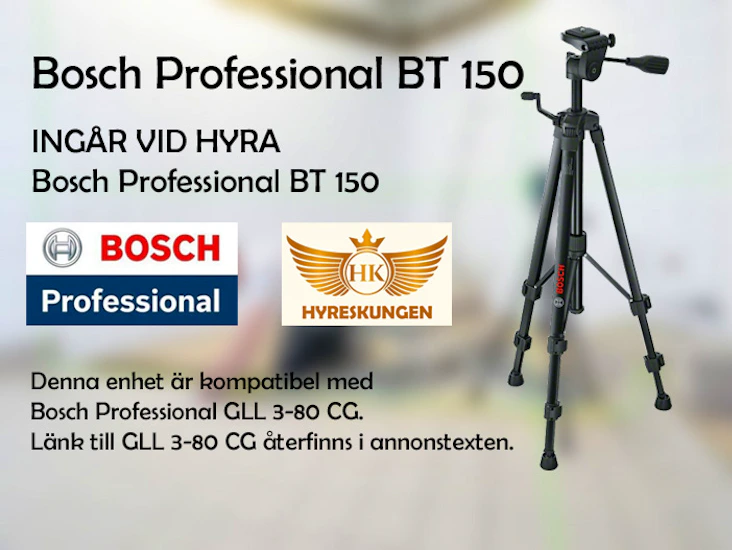 Bosch professional bt 150, byggstativ